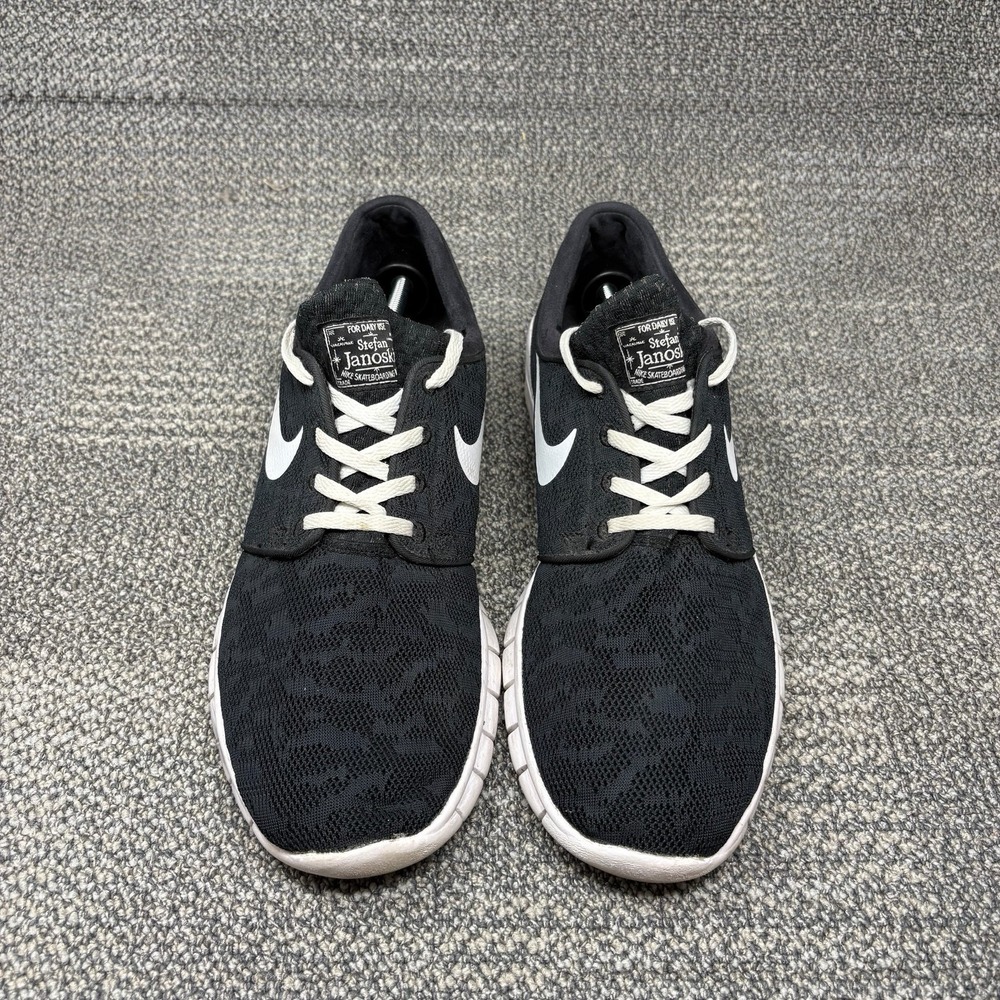 Nike SB Stefan Janoski Max Black White 631303-010 Men's Size 13 Skate Shoes - Picture 3 of 9